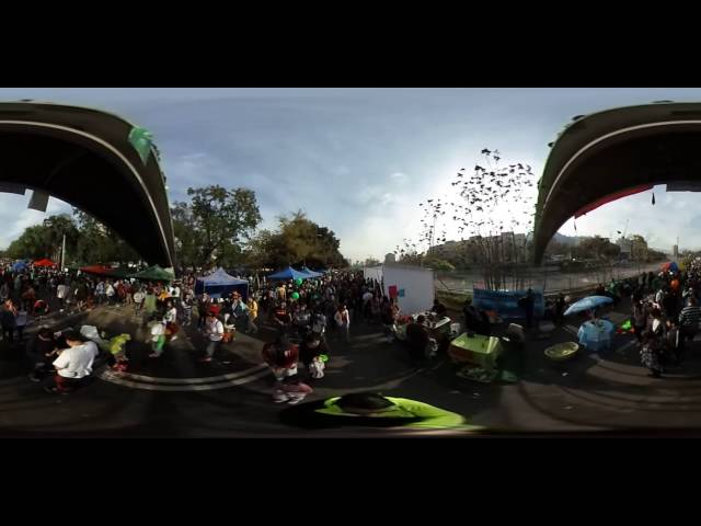 Marcha Cannabis Chile 2016 (360 video)