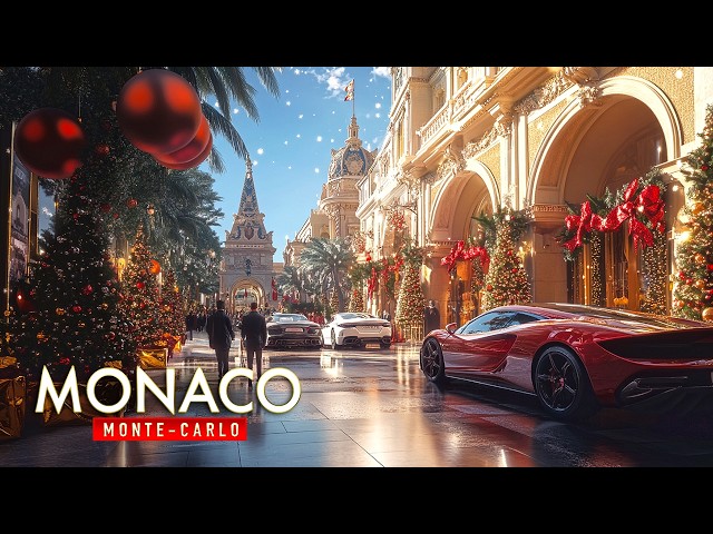 Monte Carlo, The Most LUXURY CHRISTMAS Experience in MONACO