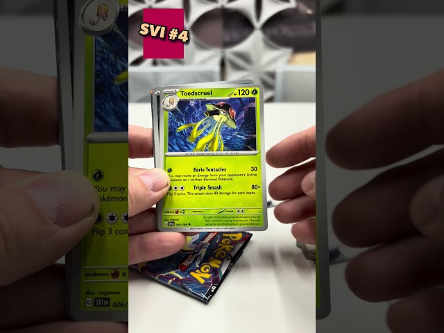 Pokémon 🔴Scarlet & Violet🟣 booster opening pt. 4 #pokemon #pokemoncards    #pokemonscarletandviolet