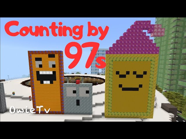 Counting by 97s Song | Minecraft Numberblocks Counting Songs for Kids| Skip Counting Songs for Kids