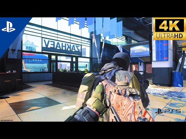 (PS5) Call of Duty Modern Warfare 3 multiplayer Terminal gameplay New Map | Ultra 4k 60 FPS HDR