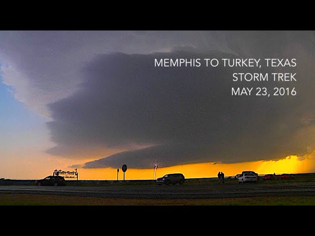 Days of May 2016: Memphis to Turkey, Texas Storm Trek