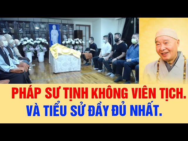 Pháp sư Tịnh Không viên tịch, và tiểu sử cuộc đời đầy đủ nhất.