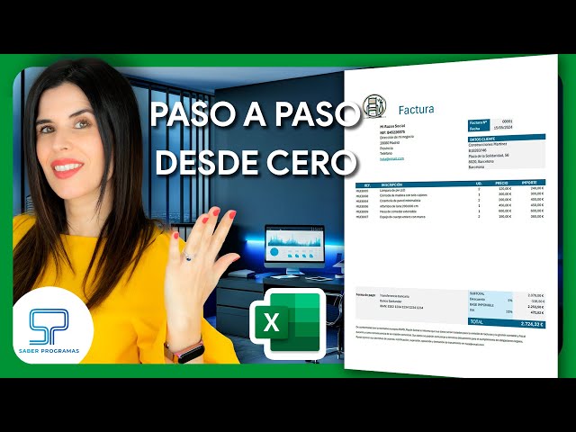 Cómo crear FACTURA AUTOMÁTICA en Excel ✅ [ paso a paso ] 2025