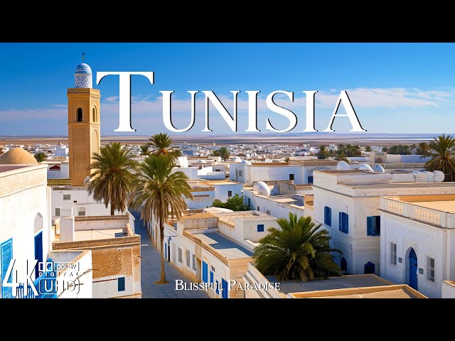 Tunisia 4K - Relaxing Music with Beautiful Natural Landscape - Amazing Nature