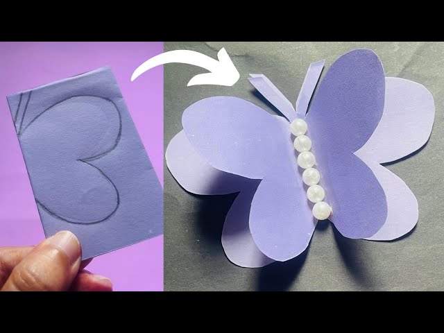 How to Make paper Butterfly Very Easy/Butterfly Making with paper/DIY Craft/paper Butterfly.