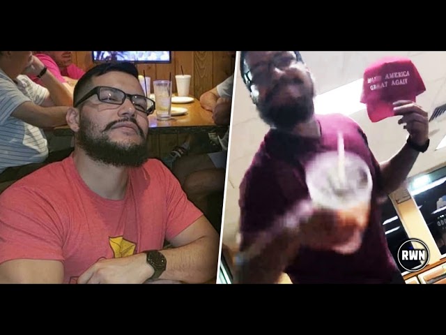 Bearded Man Attacks Teenager In What-A-Burger For Wearing MAGA Hat, Realizes Big Mistake Too Late