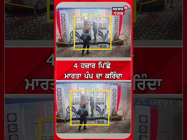 Kapurthala News | 4 ਹਜ਼ਾਰ ਪਿੱਛਾ ਮਾਰ 'ਤਾ ਪੰਪ ਦਾ ਕਰਿੰਦਾ | Petrol Pump | Murder News | #shorts | N18S