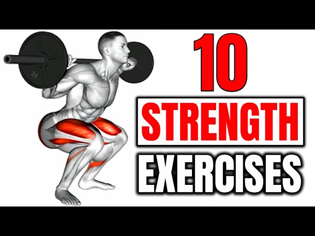 10 Best Strength Exercises💪| How To Get Strength and Build Muscle?