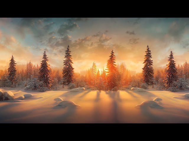 Beautiful Relaxing Music, Peaceful Soothing Music, "The Wildlife of Winter" by Tim Janis