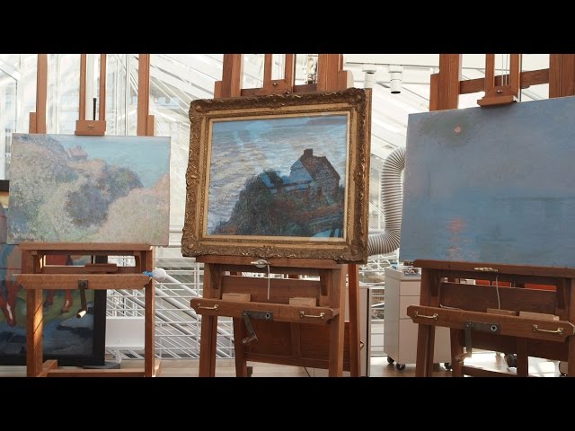 Cleaning Monet’s Canvases