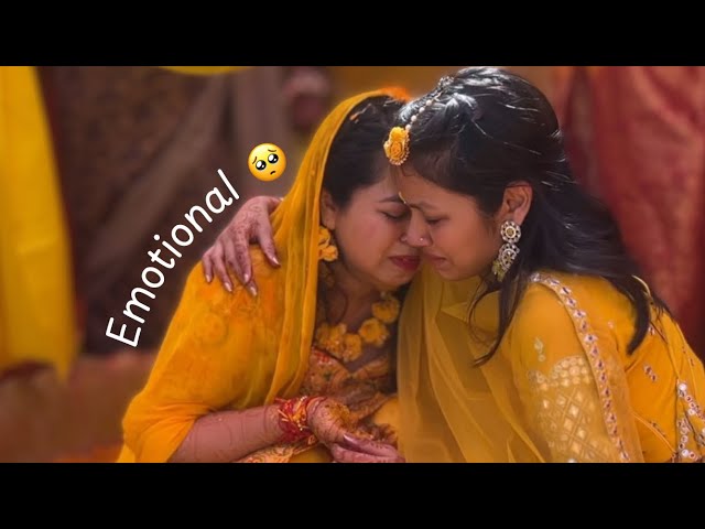 HALDI Function 💛 Family Emotional Hogyi🥺|| Ghar ki Pehli Shaadi||