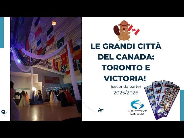 Webinar High School: Le grandi città del Canada! 🇨🇦