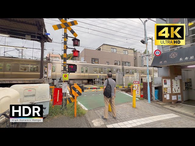 【4K HDR】 Real life at beautiful residential area in Tokyo (東京住宅街)