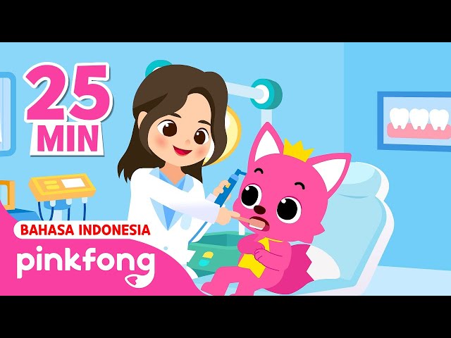 Kumpulan Kartun Anak | Main Rumah Sakit | Episode Pinkfong, Monyet, Mata | Baby Shark Indonesia