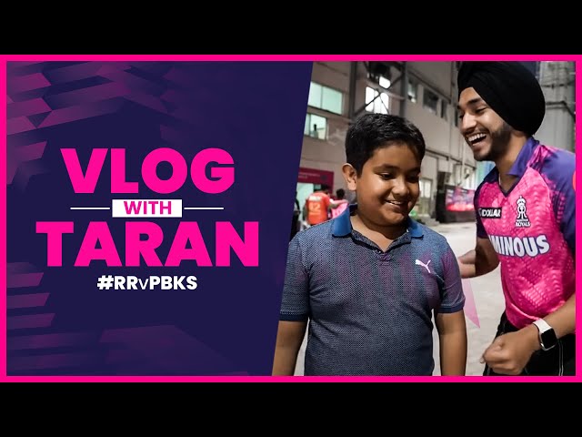 Taran's Fun Banter with Northeast Fans | RRvsPBKS at ACA | Royals BTS | Rajasthan Royals