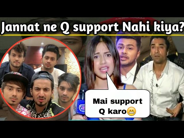 Team07 ko jannat zubair ne support Q Nahi kiya? Supporter Ajaz khan, Amir_Hasnain07, Adnaan