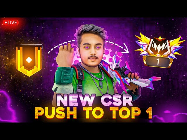 🔴[LIVE] CS RANK PUSH IN PANNEL LOBBY 👿|| RAFTAAR FF LIVE 🔥