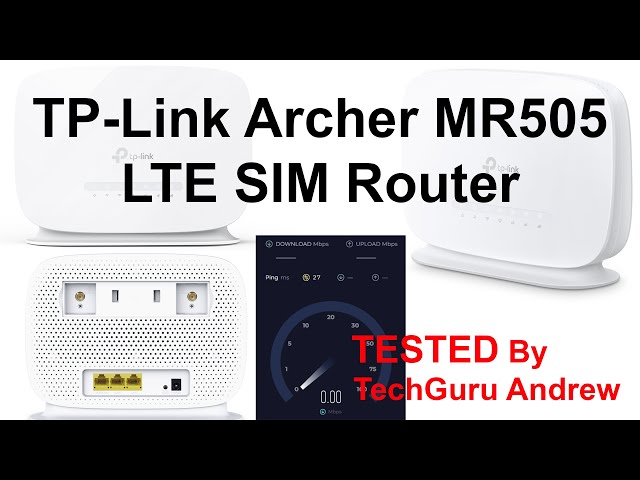 TP-Link Archer MR505 4G+ Wireless Dual Band Gigabit SIM Router