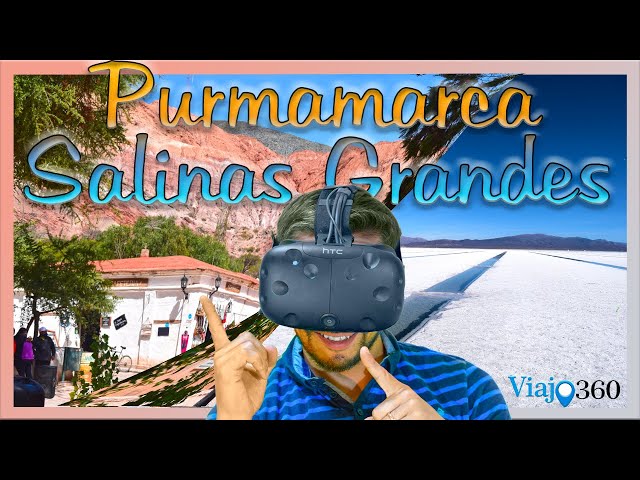 😮 Cerro 7 COLORES🌈 Y paisaje BLANCO?  PURMAMARCA & SALINAS GRANDES en 360º | JUJUY | Argentina