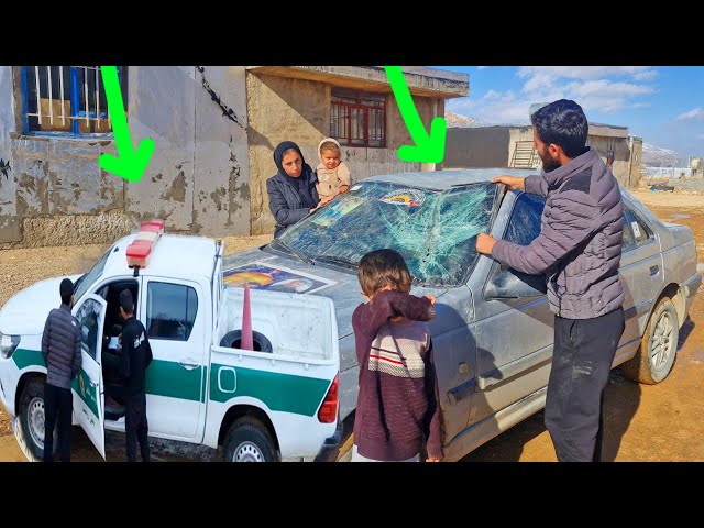 "Wind's Fury: The Tale of Qasem's Car Damage"