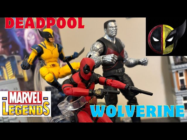 Deadpool and wolverine wave marvel legends review | Deadpool, wolverine, and colossus review figures