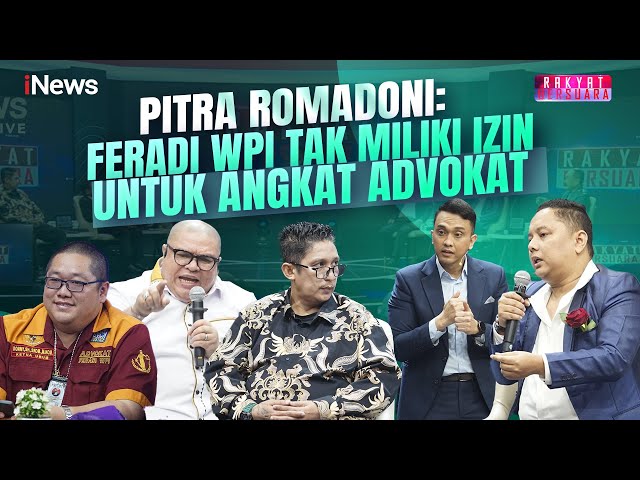 Firdaus Pindah ke Feradi WPI, Pitra: Ini Organisasi Apa? | Rakyat Bersuara | 18/02