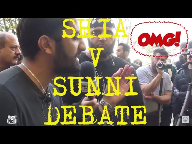 Ex Shia (Hussain) v Shia (Blade runner). Debate about the 12 Imaams. #shia #hydepark