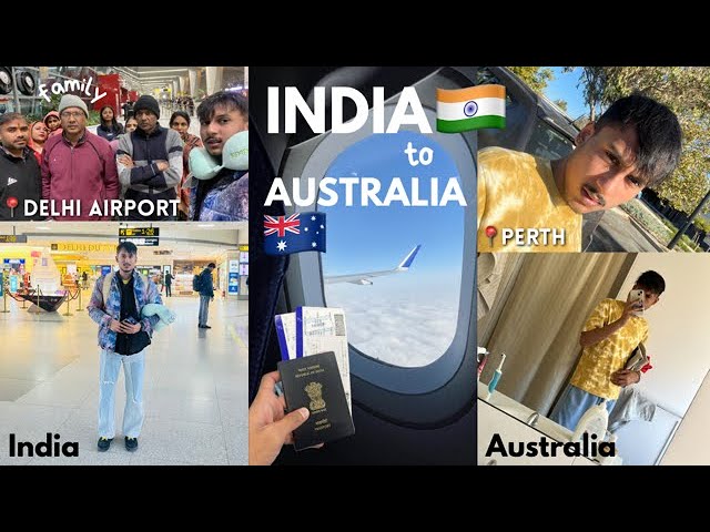 India 🇮🇳 to Australia Vlog 🇦🇺 | February Intake 2024 | Indian International Students | Perth, WA