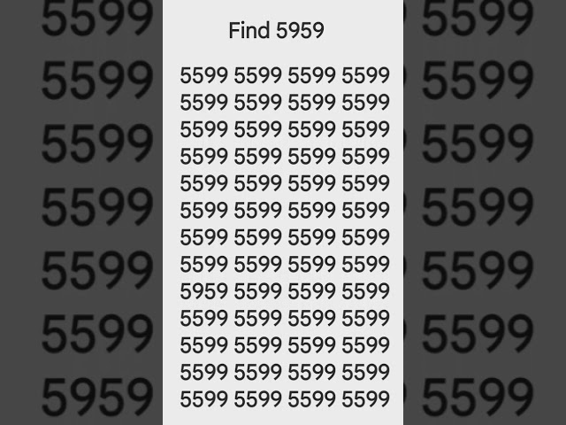 Can you spot the number # try this #hidden# shorts # puzzle # iq # eye test # brain test # mind#