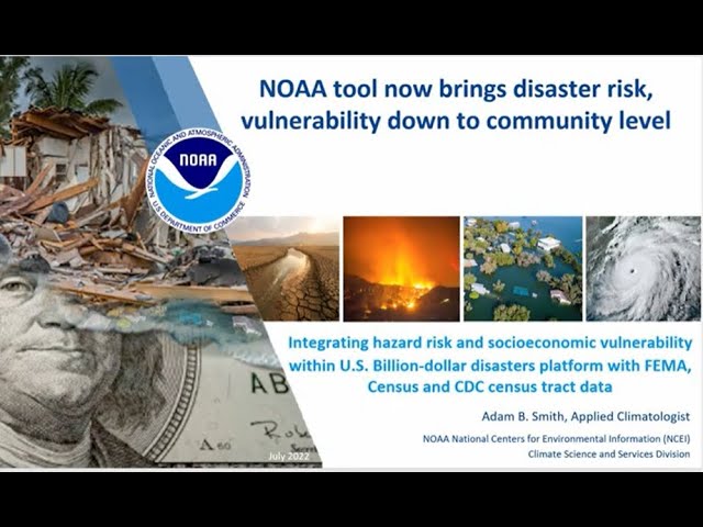 NOAA's New Disaster Census Tract Media Briefing