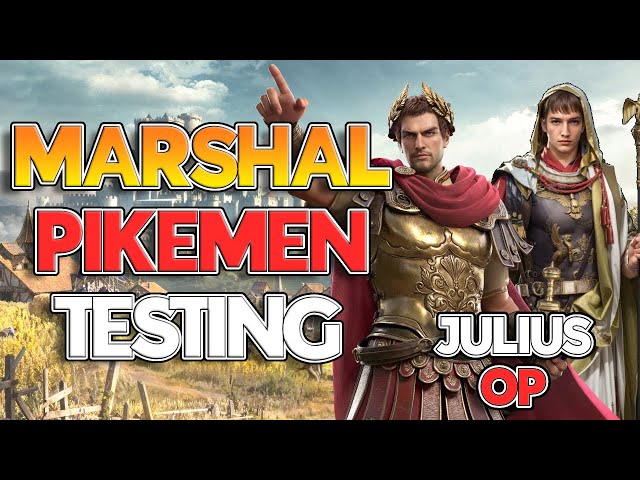 Marshal Pikeman Just Built Different?! Is Julius Caesar OP!? | Age of Empires Mobile