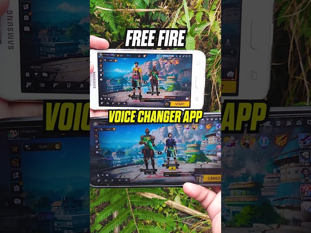 Free Fire Voice Changer App 😋