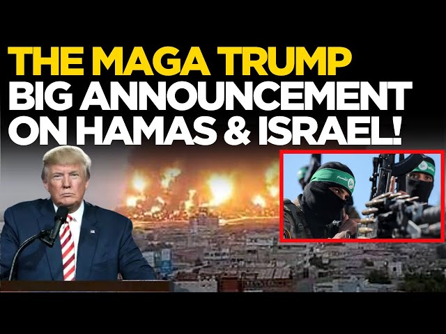 Trump LIVE | Donald Trump Latest News Live | Trump MAGA Announcement on Hamas | World News LIVE