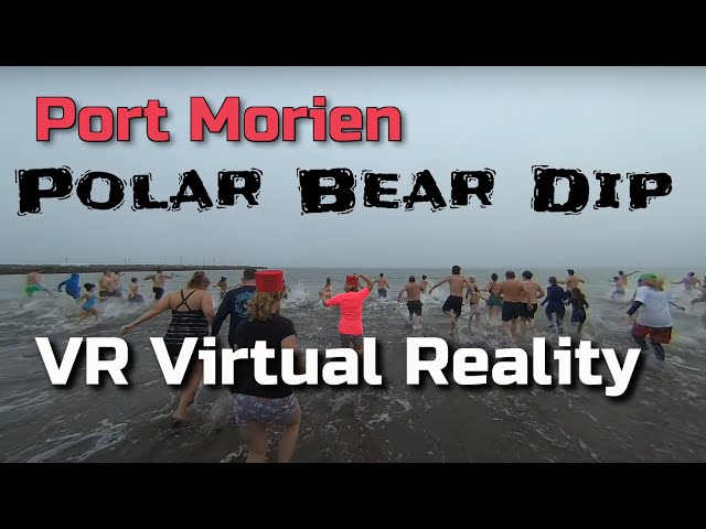 Port Morien Polar Bear Dip 2025 VR  Virtual Reality