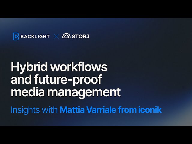 Hybrid workflows and future-proof media management  – Insights with Mattia Varriale from iconik