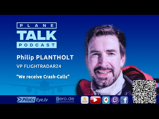 planeTALK | Philip PLANTHOLT, VP Flightradar24 "The Facebook of Aviation" (Subtitles available)