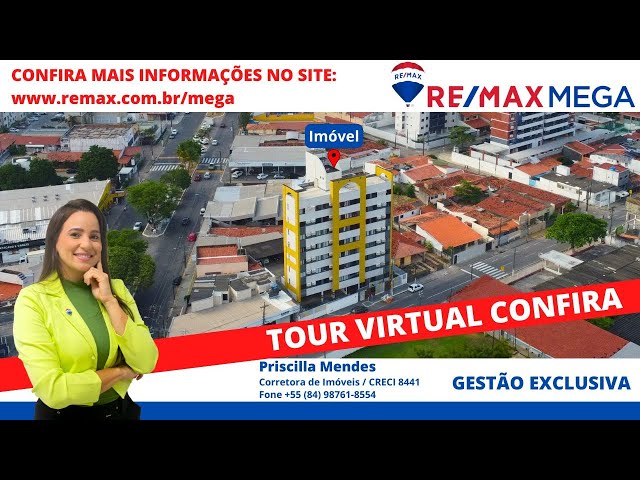 Tour virtual 360 Apartamento para venda em Barro Vermelho, Natal/RN