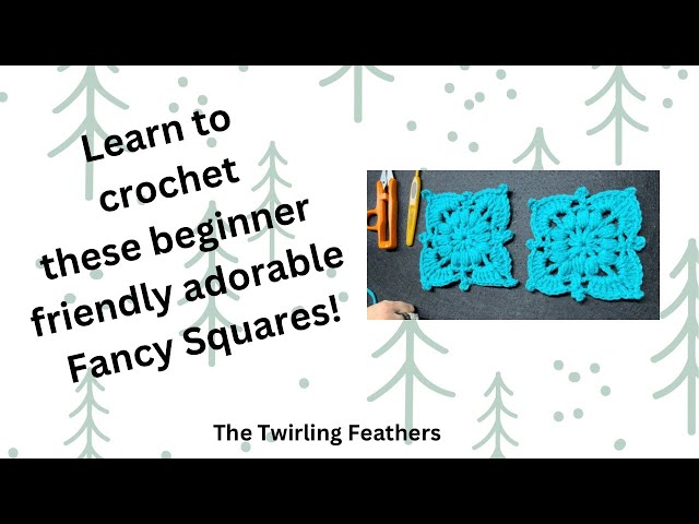 Learn to Crochet Beginner-Friendly Fancy Squares | Easy Crochet Tutorial for Beginners