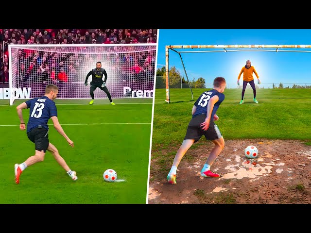 PROFESSIONAL VS SUNDAY LEAGUE GOALKEEPER!