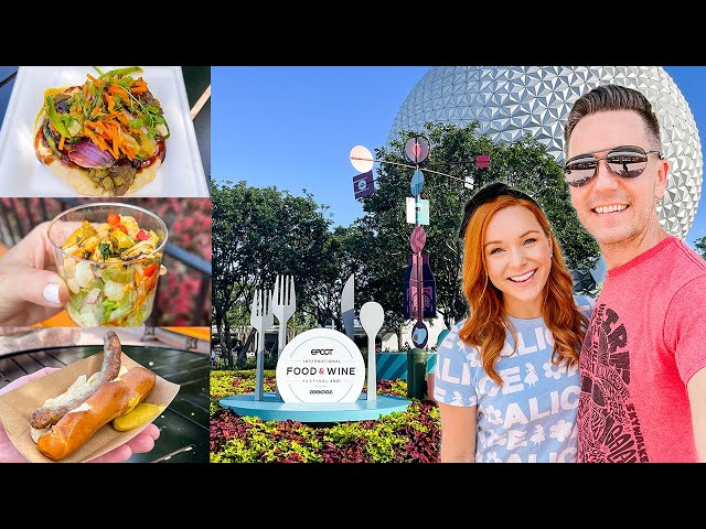 Back at EPCOT's Food and Wine Festival Trying New Food Booths!