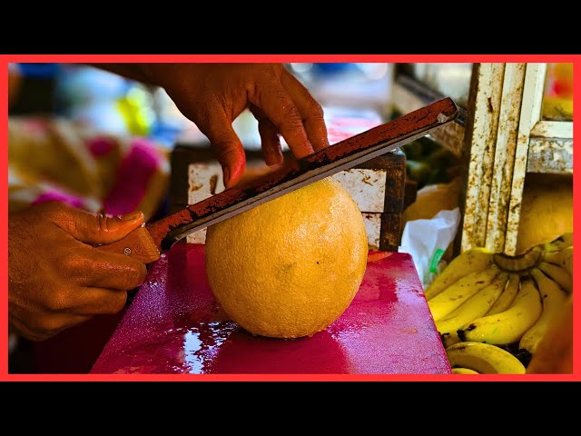 FRUIT NINJA of FRUITS | Amazing Fruits Cutting Skills | Indian Street Food In 2024