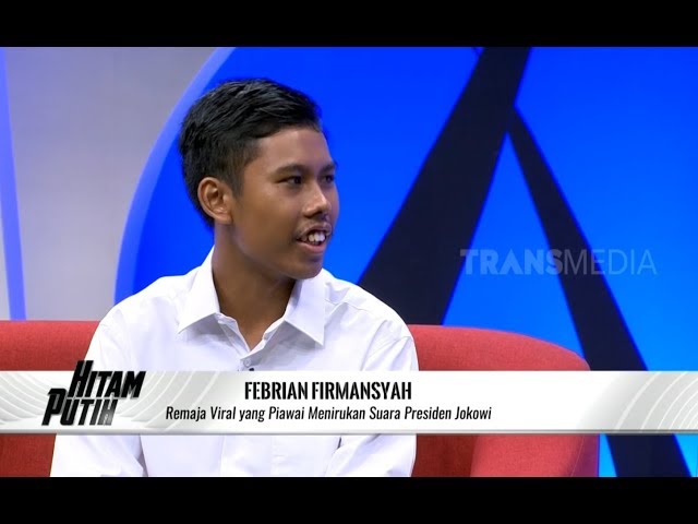 Febrian, Remaja Yang Suaranya Mirip Presiden Jokowi | HITAM PUTIH (30/10/19) Part 4