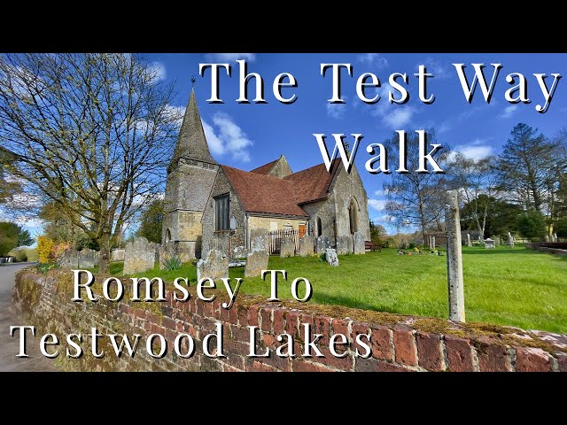 The Test Way Walk - Romsey To Testwood Lakes (Dolby Vision HDR)