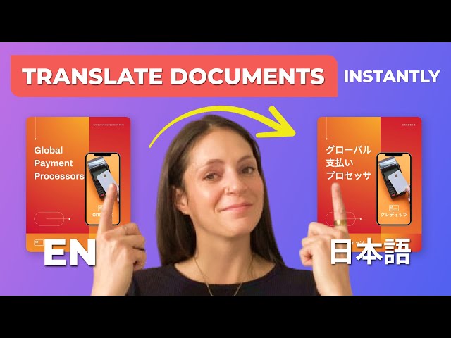 How to Translate Entire Documents with Visme