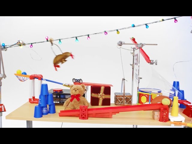 360 degree Rube Goldberg Machine - "The Giving Machine"