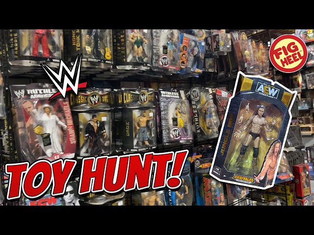 EPIC TOY HUNT @ House Of Fun for WWE RA, Elite Figures, AEW Unrivaled, Vintage WWF, Retros & MORE!