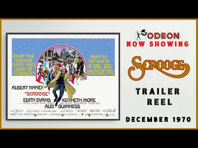 SCROOGE (December 1970 Odeon Cinema Trailer Reel) -- Home Cinema