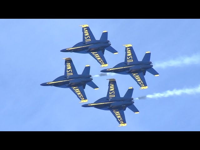 Blue Angels roar over San Francisco Bay in dazzling Fleet Week air show