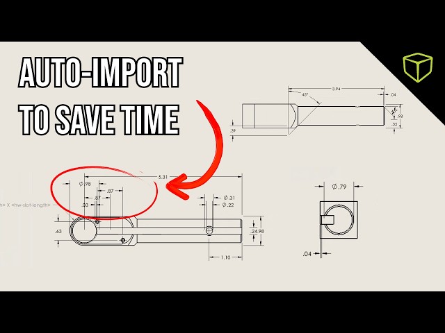 Import Model Dimensions to SOLIDWORKS Drawing